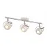 Biała potrójna lampa sufitowa z reflektorami - S982-Tip