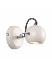 Biały punktowy kinkiet reflektor - S984-Kares w sklepie Edinos.pl