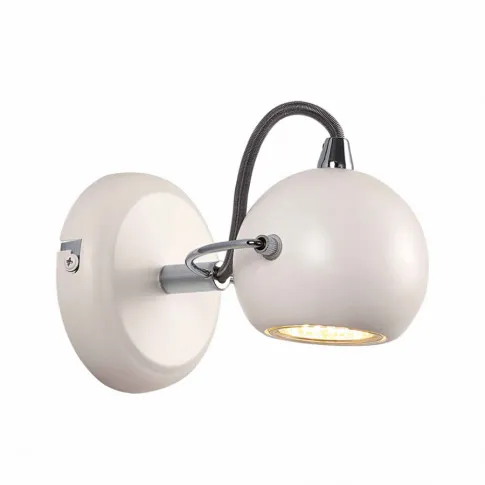 Biały punktowy kinkiet S984-Kares