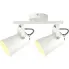 Biała lampa sufitowa dwupunktowa S986-Vanis