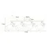 Wymiary lampy S988-Vanis