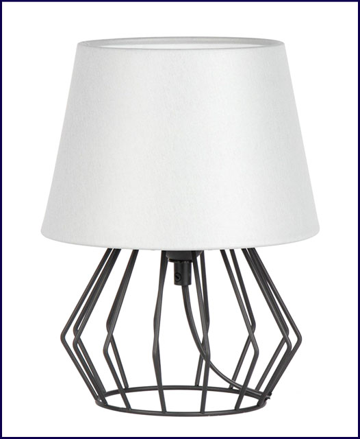 Nowoczesna lampka stołowa na drucianej podstawie A08-Ceva