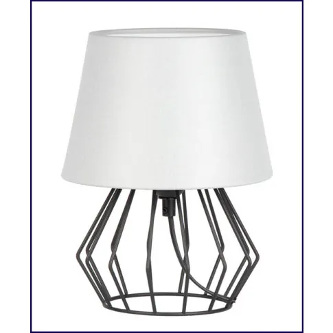 Lampka nocna z jasnoszarym abażurem A08-Ceva