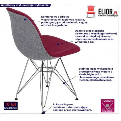 Fotografia Fotel Fenick 2X - czerwony z kategorii Strona główna