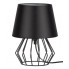 Czarna nowoczesna lampka stołowa druciana A08-Ceva