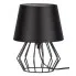 Czarna nowoczesna lampka stołowa druciana A08-Ceva