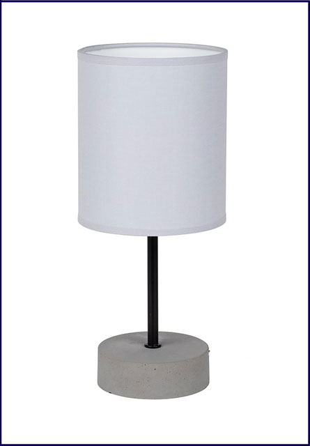 Klasyczna lampka stołowa z betonową podstawą A10-Palas
