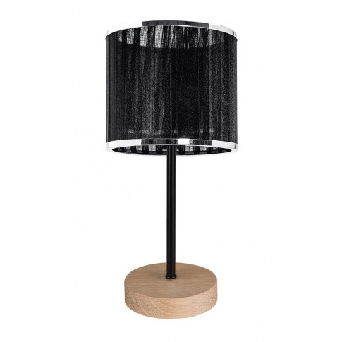 Klasyczna lampa stołowa z abażurem z materiału A11-Asmara
