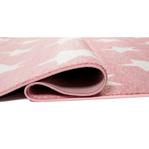 Różowy dywan Labu 3x miękki dla dziewczynki