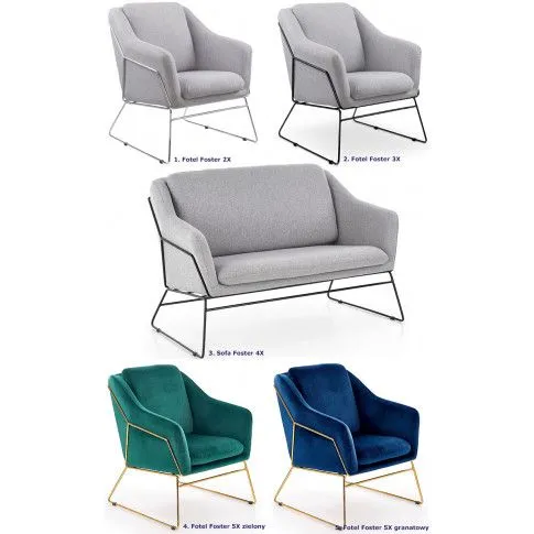 Szczegółowe zdjęcie nr 4 produktu Sofa dwuosobowa Morra 4X - popielata