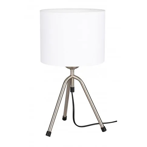 Biała lampka stołowa 
