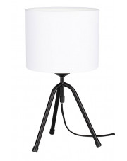 Biało-czarna lampka dekoracyjna trójnóg - A14-Doha w sklepie Edinos.pl