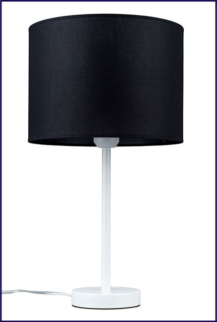 Minimalistyczna lampka stołowa z okrągłym abażurem A16-Apia