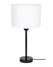 Czarno-biała minimalistyczna lampa stołowa - A20-Apia w sklepie Edinos.pl