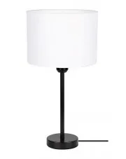 Czarno-biała minimalistyczna lampa stołowa - A20-Apia