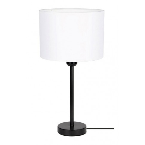 Czarno-biała lampka stołowa A20-Apia