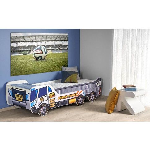 Zdjęcie regulowane łóżko dla dziecka auto ciężarowe Livan - sklep Edinos.pl