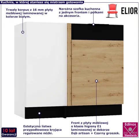 Kuchenna dolna szafka narożna Orion 31X