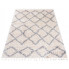 Kremowy dywan shaggy w geometryczny wzór - Nikari 10X