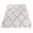 Kremowy dywan w geometryczny wzór - Nikari 8X
