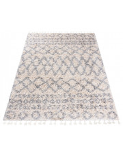 Kremowy dywan włochacz w azteckie wzory - Nikari 5X w sklepie Edinos.pl