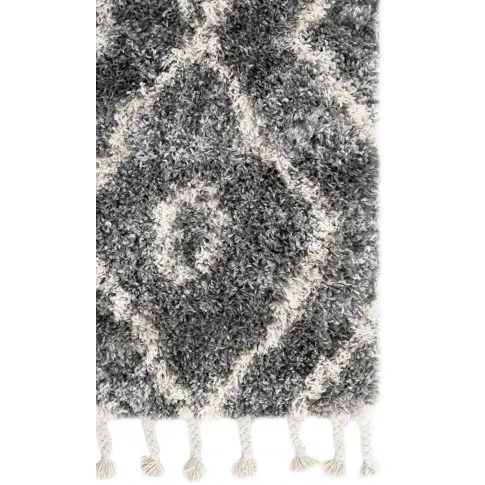 ciemny szary dywan shaggy skandynawski dzieciecy boho nikari 7x