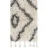 kremowy dywan shaggy w azteckie wzory nikari 7x