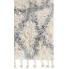 kremowy dywan shaggy z frędzalmi do skandynawskiego salonu nikari 3x