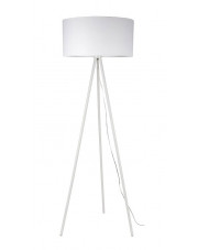 Biała minimalistyczna lampa stojąca trójnóg - A28-Olpa w sklepie Edinos.pl