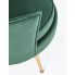 Zielony tapicerowany fotel Varcon