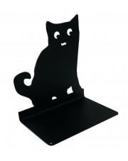 Czarna podpórka z kotem na książki - Tarly 4X w sklepie Edinos.pl