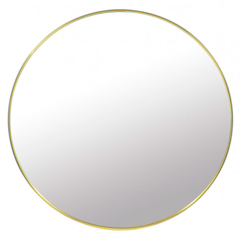 złote okrągłe lustro do łazienki pireo