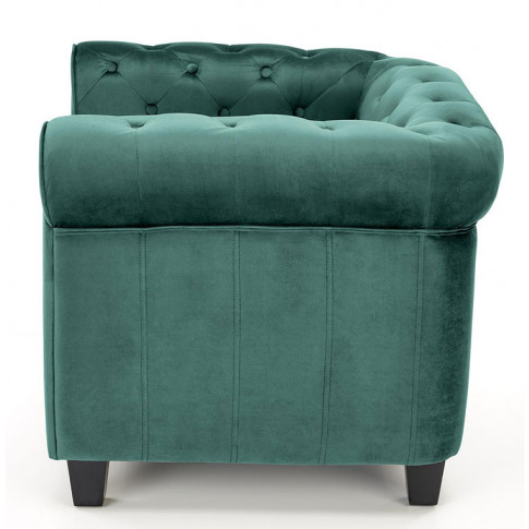 Zielony fotel tapicerowany Vismos 3X