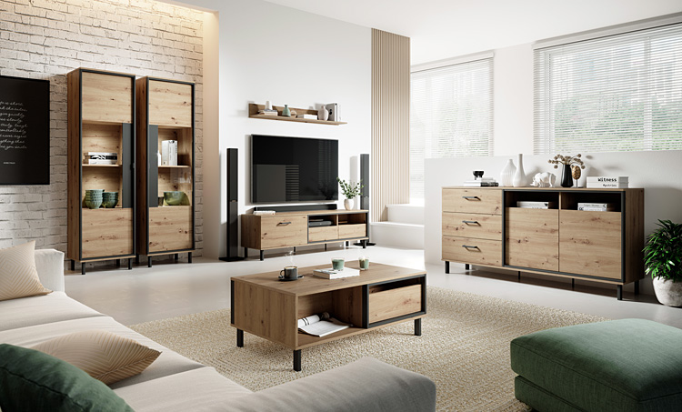 Aranżacja z wykorzystaniem zestawu mebli z serii Lernes