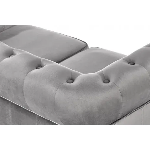 Szara sofa Chesterfield Vismos 4X