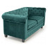 Zielona welurowa sofa Vismos 4X