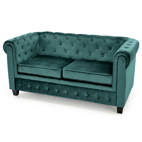 Zielona pikowana sofa Vismos 4X