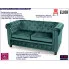 Zielona sofa Vismos 4X