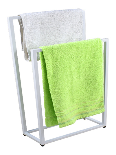 Metalowy stojak na ręcznik Sarsa 5X 75 cm biały
