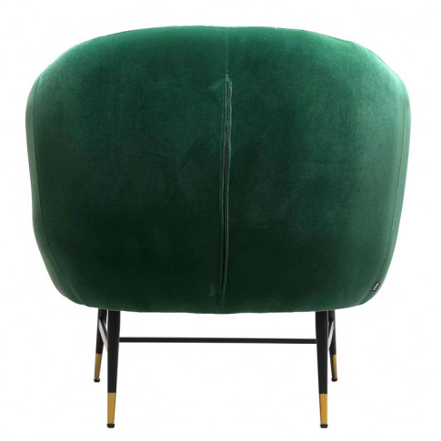 Zielony tapicerowany fotel wypoczynkowy Ernesto
