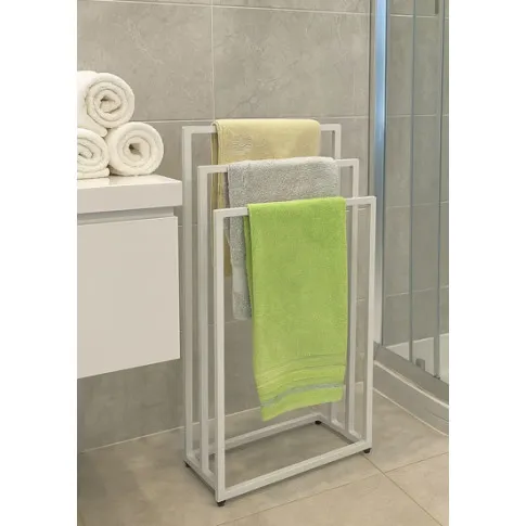 Wizualizacja czarnego stojaka na ręcznik Ursa 5X