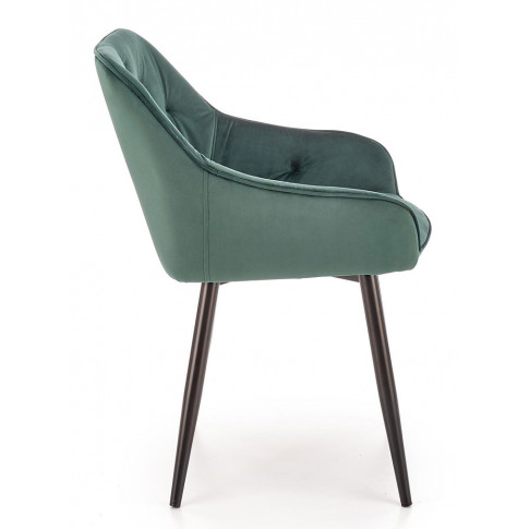 Zielone krzesło Deviso