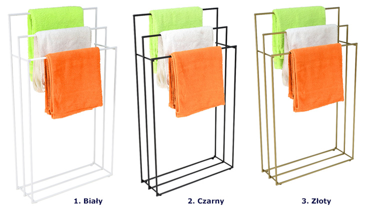 Stojak na ręczniki Poliks kolory