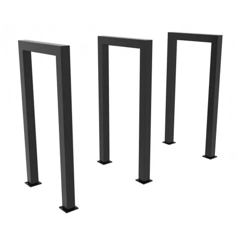 Grafitowy stojak na rowery ze stali Enos