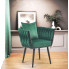 Zielony nowoczesny fotel Ruleso 4X