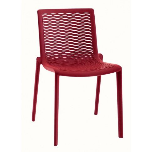 Zdjęcie produktu Krzesło ażurowe Farry 2X - czerwone.