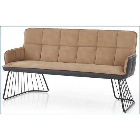 Zdjęcie beżowa sofa w industrialnym stylu Norea  - sklep Edinos.pl