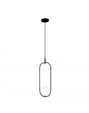 Nowoczesna czarna lampa wisząca - K142-Indgam w sklepie Edinos.pl