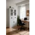 Jasnoszara szafa na akta zamykana na klucz Lindo