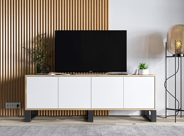 Aranżacja z wykorzystaniem szafki rtv Avila 10X